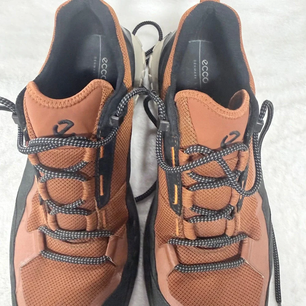 ECCO ULT-TRN Waterproof Hiking Shoes Mens 10-10.5 Brown Black Michelin Sole 44